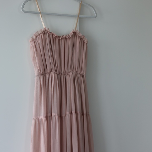 Anthropologie BHLDN Prom Formal Wedding Guest Dress Dusty Rose Size 2 - Picture 12 of 14